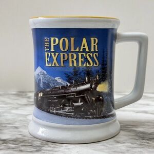 14 Oz 3D Warner Brothers Polar Express Raised Ceramic Mug